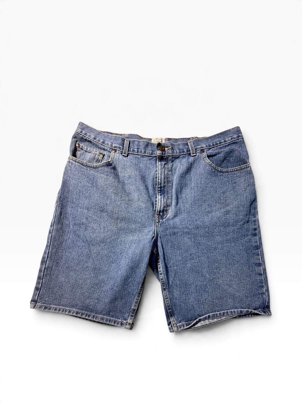 St Johns Bay Denim Shorts Men’s 40 Blue Classic Fit Cotton Jean Jorts